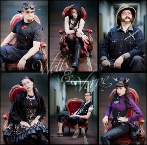 Images of SteamPunk Fashion provided by Wells and Verne www.wellsandverne.com